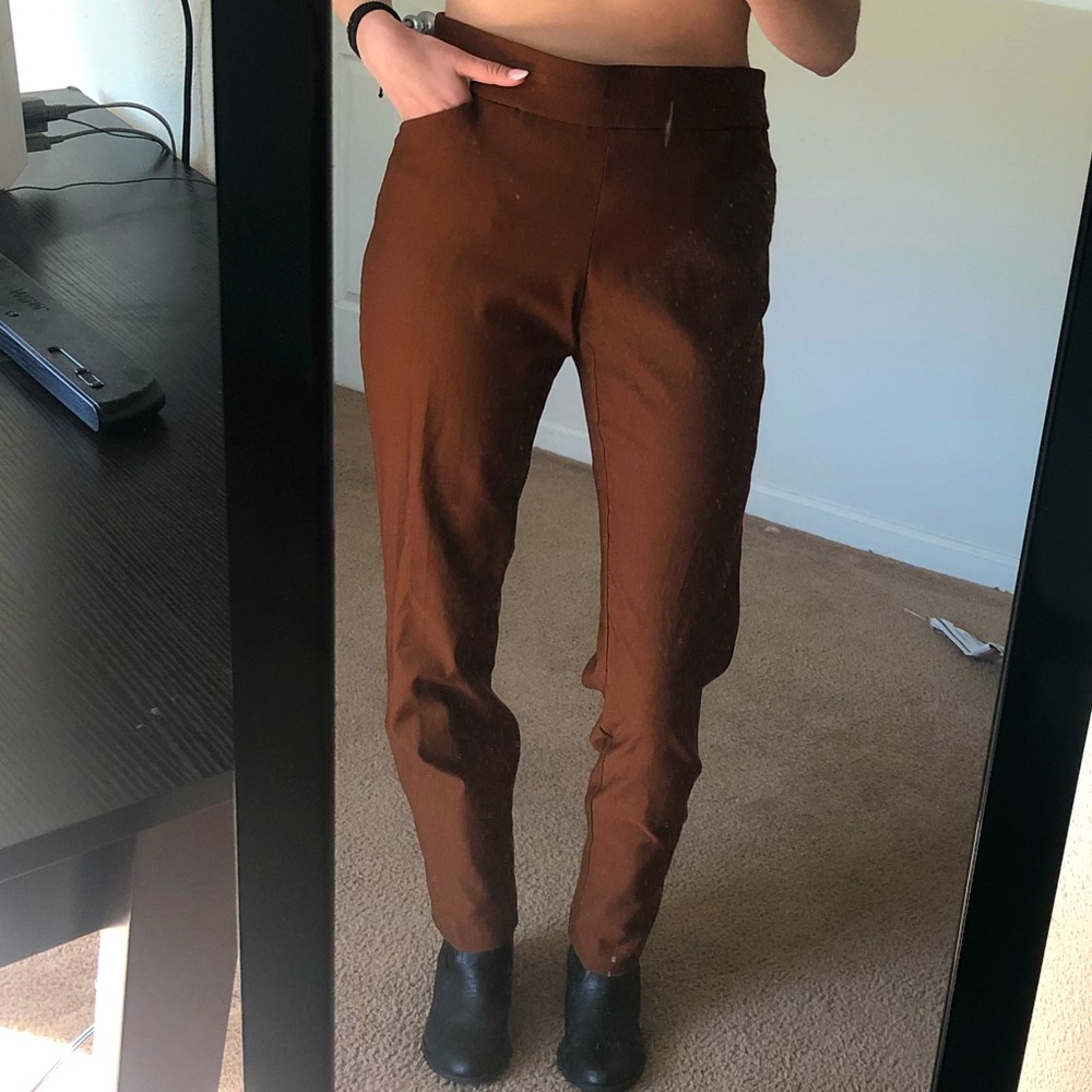 Brown Christopher and Banks slim slacks